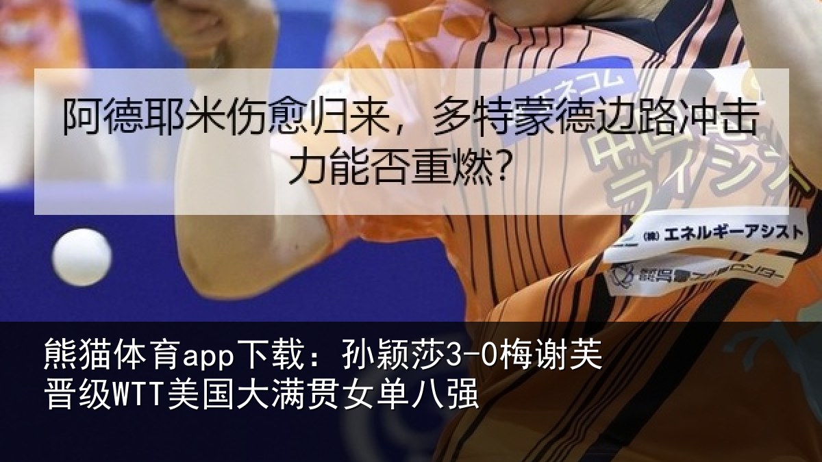 熊猫体育app下载:孙颖相关情况大满贯女单八强