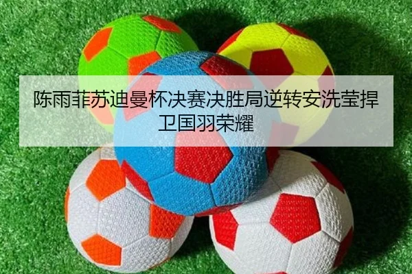 陈雨菲苏迪曼杯决赛决胜局逆转安洗莹捍卫国羽荣耀